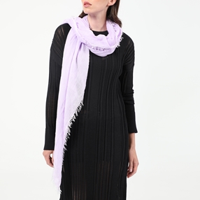Lilac bamboo scarf-
