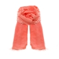 Orange bamboo scarf-