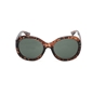 Rounded brown mask sunglasses-