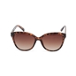 Rounded cat-eye brown sunglasses-