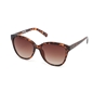 Rounded cat-eye brown sunglasses-