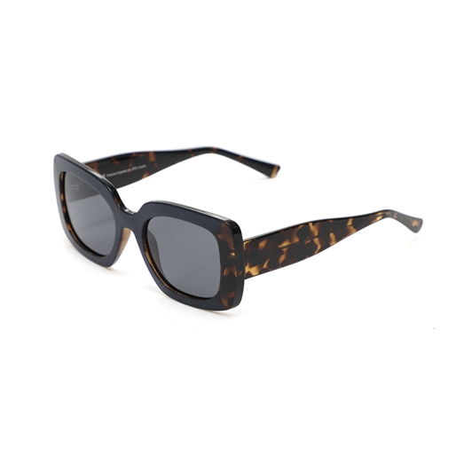 Rectangular blue with black sunglasses-