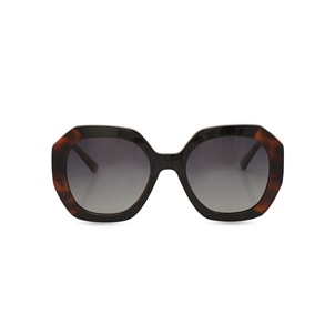 Oversized brown sunglasses-
