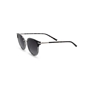 Round black and transparent sunglasses-
