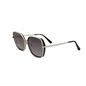 Square silver metal sunglasses-