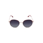 Round red metal sunglasses-