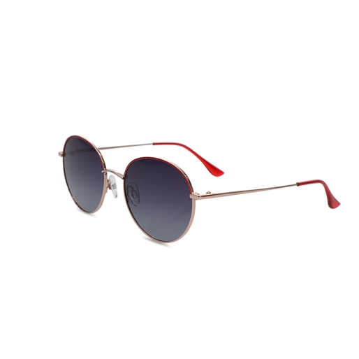 Round red metal sunglasses-