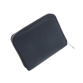Mini Discoveries small blue leather wallet-