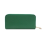 Mini Discoveries μεγάλο πράσινο δερμάτινο πορτοφόλι με φερμουάρ-