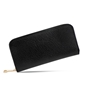 Mini Discoveries μεγάλο μαύρο δερμάτινο πορτοφόλι με φερμουάρ-