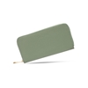 Mini Discoveries large light green leather wallet with zipper