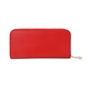Mini Discoveries μεγάλο κόκκινο δερμάτινο πορτοφόλι με φερμουάρ-