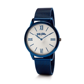 Match Point Blue Mesh Bracelet Watch-
