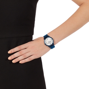 Match Point Blue Mesh Bracelet Watch-