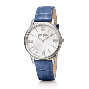 Match Point Blue Leather Watch-
