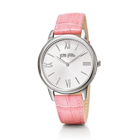 Match Point Pink Leather Watch-