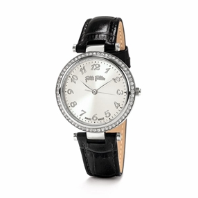 Classy Reflections Swiss Made Leather Bracelet Watch-