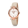 Cyclos Beige Leather Watch