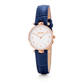 Lady Club Small Case Leather Watch-