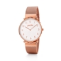 Lady Club gold plated large case bracelet watch-