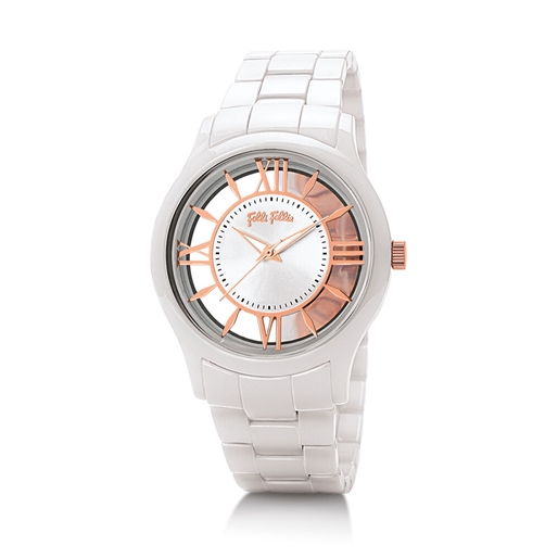 Time Illusion Medium Case Ceramic Watch-