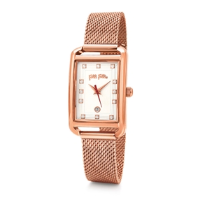 Style Swing Oblong Case Bracelet Watch-