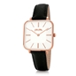 Timeless Bonds Medium Square Case Leather Watch -