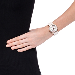 Lifetime Ora Big Case Ceramic Bracelet Watch-