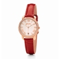 Perfect Match Small Case Leather Watch-