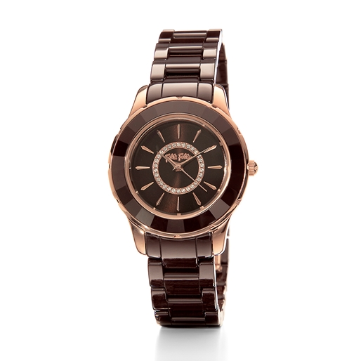 Beautime Medium Case Ceramic Bracelet Watch-