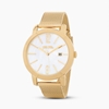 Drive Me gold plated watch with mesh bracelet