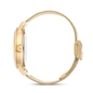 Drive Me gold plated watch with mesh bracelet-