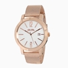 Drive Me stainless steel rose gold plated watch with mesh bracelet