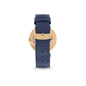 Vintage Dynasty blue leather watch with blue dial-