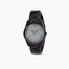 All Time bracelet watch with large case and grey MOP dial