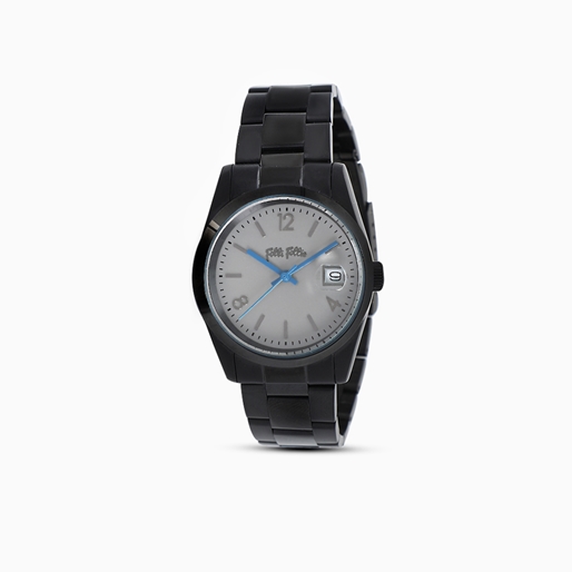 All Time bracelet watch with large case and grey MOP dial-