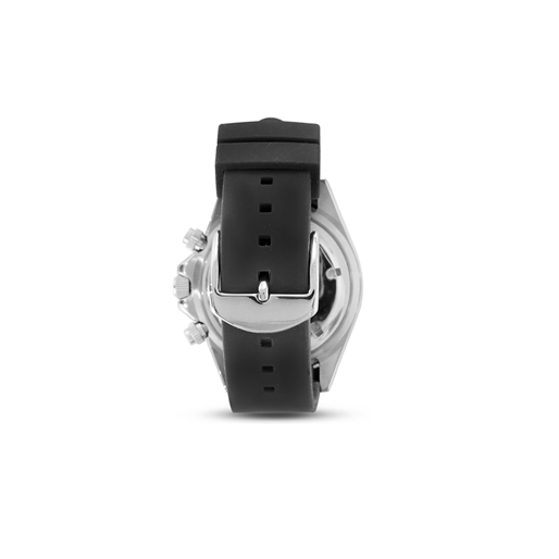 Color Me Free black silicone strap watch -