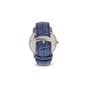 Vibrant Memories blue leather strap watch-