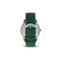 Vibrant Memories green leather strap watch-
