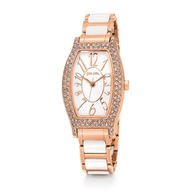 Debutant Oblong Case Bracelet Watch-